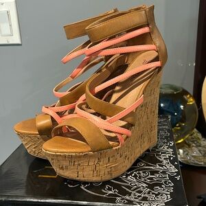 Just Fab Platform Wedge sandals